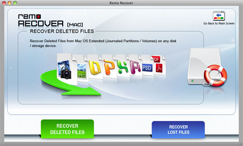 Mac OS X File Recovery-Recover Deleted Files